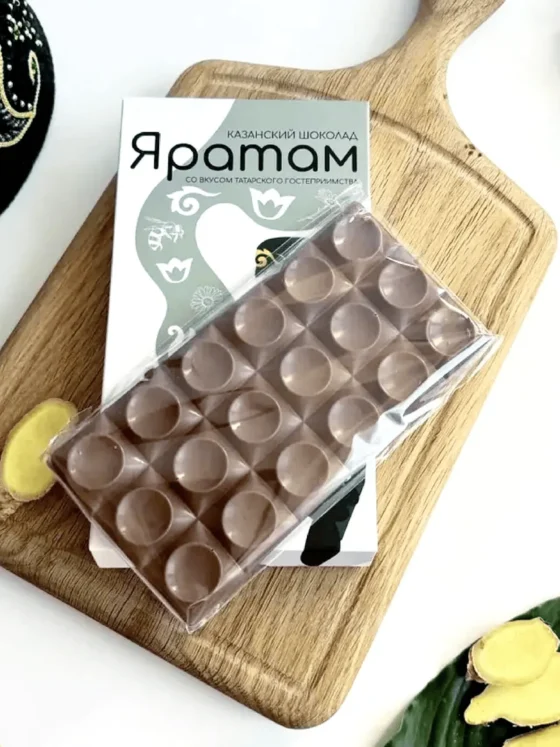 ШОКОЛАД МОЛОЧНЫЙ С ИМБИРЁМ